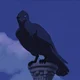 Toto -statue crow-