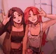 Starfire and Raven