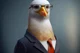 Seagull in a suit 