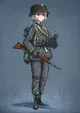German Soldier Girl