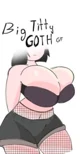 Chubby goth mommygf