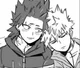 Kirishima and Bakugo