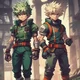 Deku and Bakugo