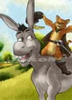 donkey and puss