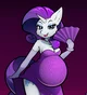 Rarity Anthro Preg