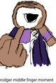Rodger middle finger