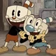 Cuphead and Mugman