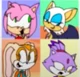 The 4 Sonic Girls