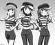 Female mime