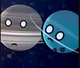 Saturn and Uranus 
