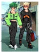 Izuku and Katsuki