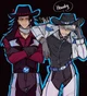 Geto and Gojo Cowboy