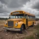 Abandoned school bus