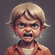 super angry child