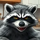 Grouchy Raccoon