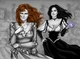 Triss and Yennefer