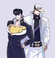Jotaro and josuke