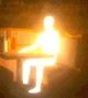 Glowing man
