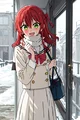 Kasumi in snow day