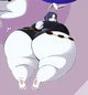 Fat raven bunny