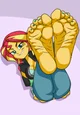 Sunset Shimmer Feet