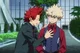 Kirishima and Bakugo