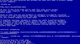 Blue screen of death