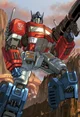 Comic Optimus prime