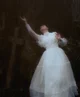 The girl in the dres