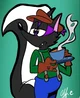 Sneaker the skunk