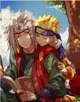 Jiraya and Naruto 