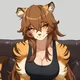 Tiger furry girl