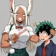 Rumi x Deku parents