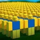 10000 Roblox noobs