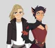 Adora and Catra