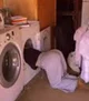 Stuck in washer