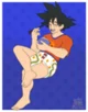 Goku in diapers