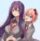 Sayori and Yuri 