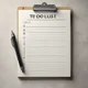 Your To Do list 