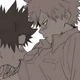Kirishima and Bakugo