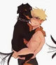 Bakugo and dog