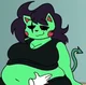 Chubby alien cat