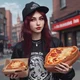 Pizza delivery Girl