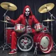 Clown Drummer