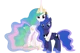 Celestia and Luna