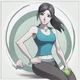 Wii Fit trainer mom