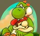 Yoshi and Baby Mario