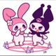 Melody and kuromi 