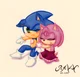 Baby Sonic And Amy