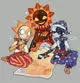 Demon Sun and Moon 